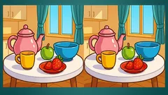 35-sekundersutmaning: Hitta 3 skillnader bland frukterna på bordet